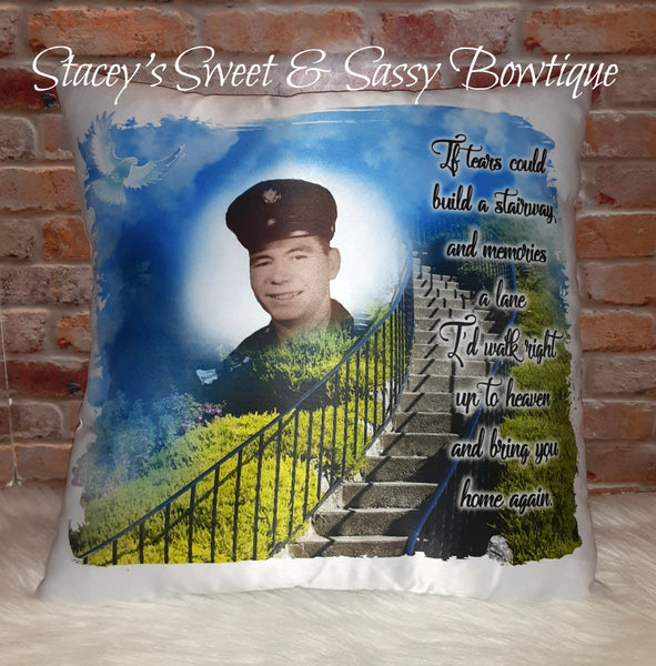 Stairway To Heaven Throw Pillow