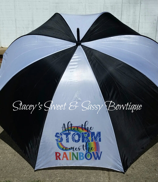 After the storm comes the rainbow Umbrella
