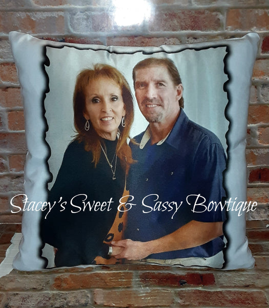 Custom Picture Throw Pillow