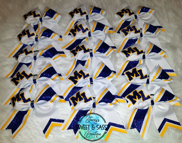 Marion Local Flyers Cheer Bow