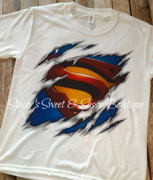Superman shirt Youth Med.