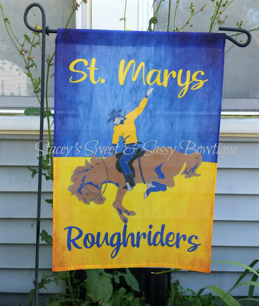 St. Marys Roughriders Garden Flag
