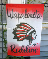 Wapakoneta Redskins Garden Flag