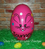 Easter Bunny & Jumbo Egg personalized