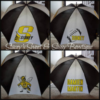 Sidney Yellowjackets Umbrella w/ Your Last Name