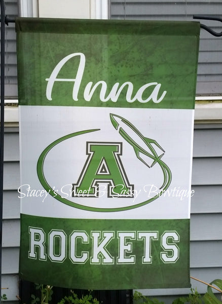 Anna Rockets Garden Flag