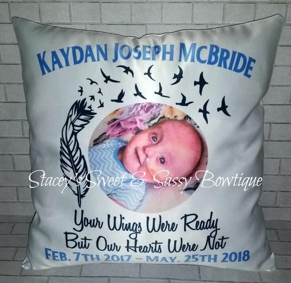 Your Wings Were Ready Throw Pillow