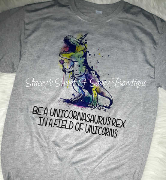 Unicorn Dinosaur Printed T-shirt