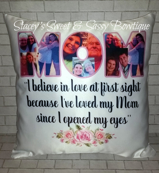Mother's Day MOM Throw Pillow