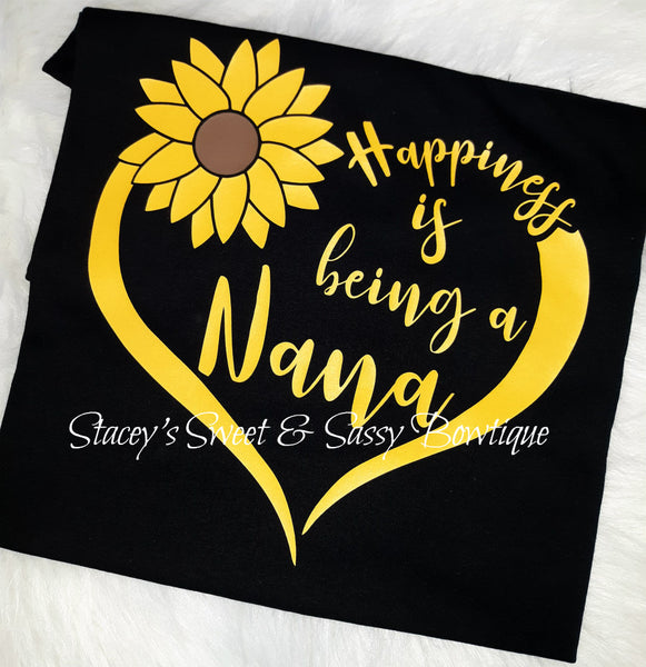 Happiness is being a Nana T-shirt
