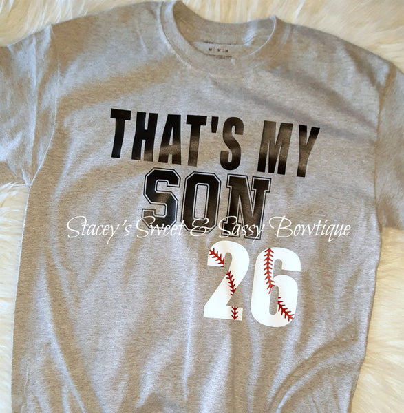 Thats my Son Baseball T-shirt