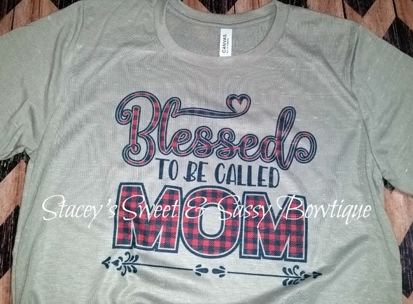 Blessed to be called MOM Printed T-shirt