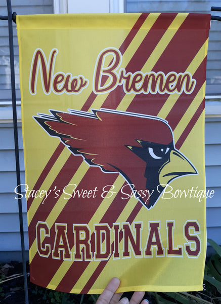 New Bremen Cardinals Garden Flag