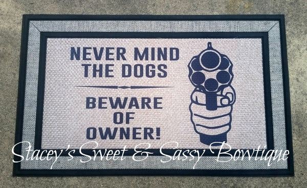 Beware of Owner Doormat