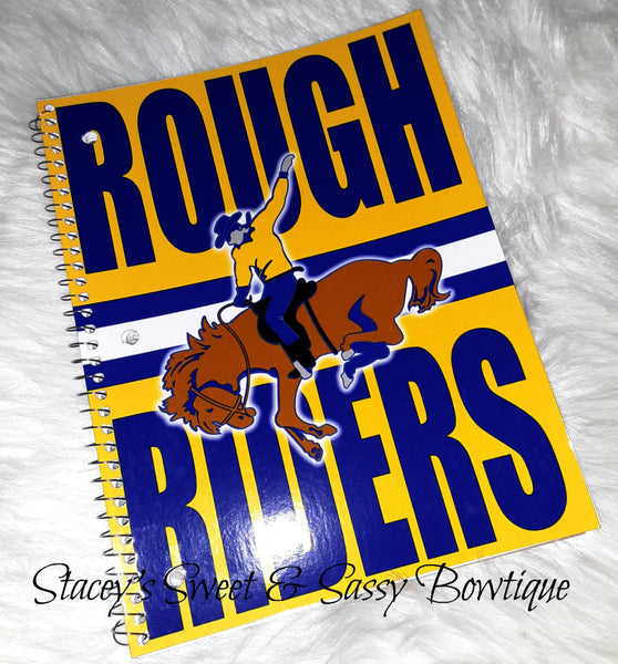 Rough Riders Yellow Notebook Non-Glitter