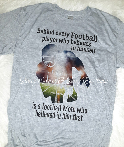 Football Mom Printed T-shirt