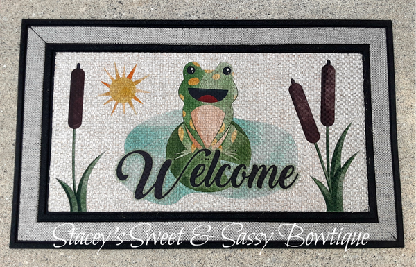 Welcome Frog Doormat