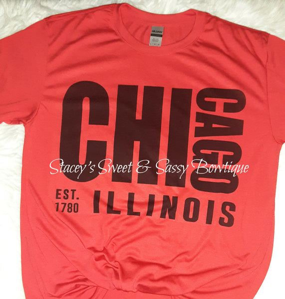Chicago, IL Printed T-shirt