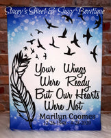 Wings were ready (No Picture) Canvas