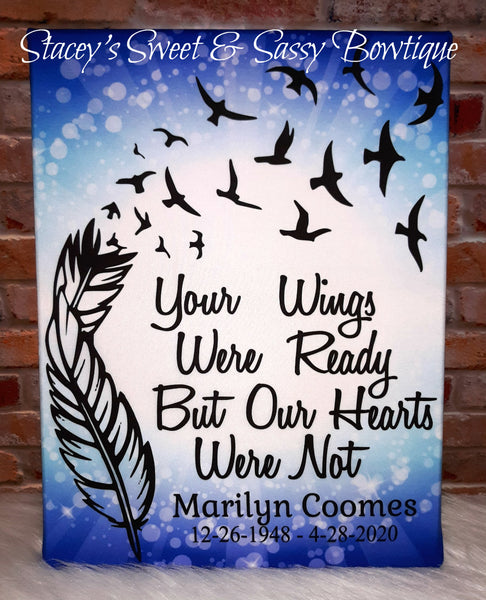 Wings were ready (No Picture) Canvas