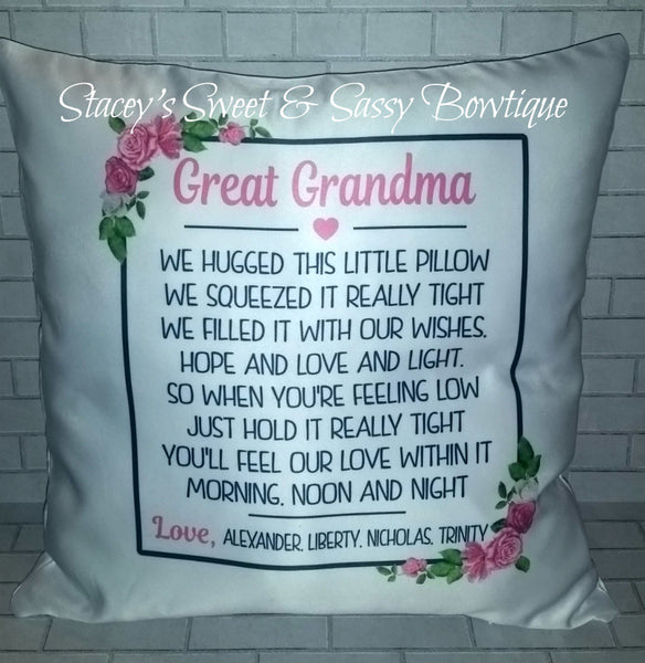 Great Grandma Throw Pillow