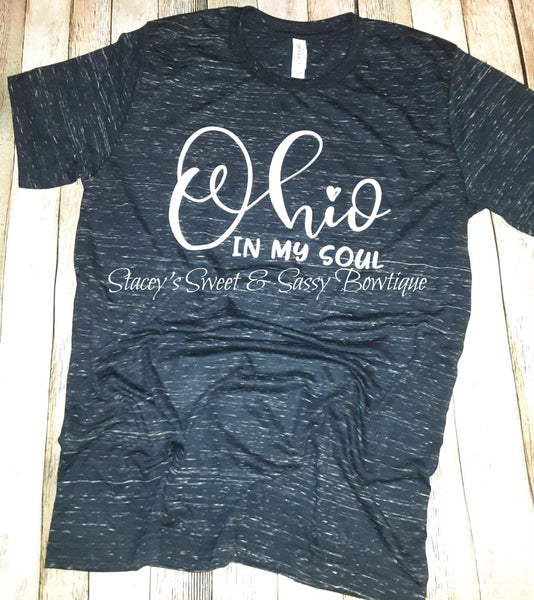 Ohio in my Soul shirt (1 premade in size Small)