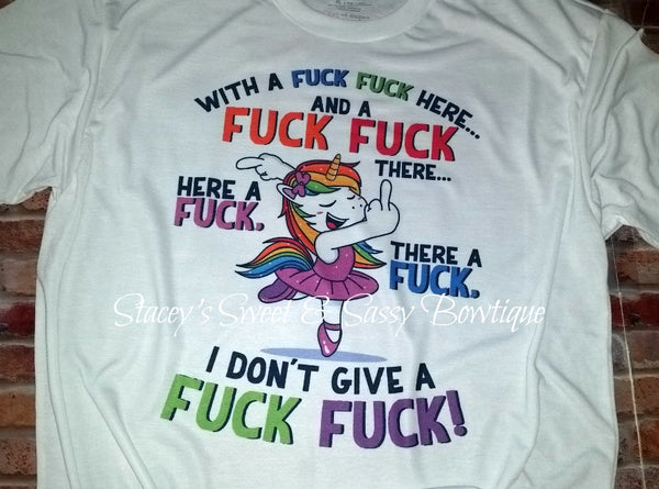I Don't give a F*** Printed T-shirt