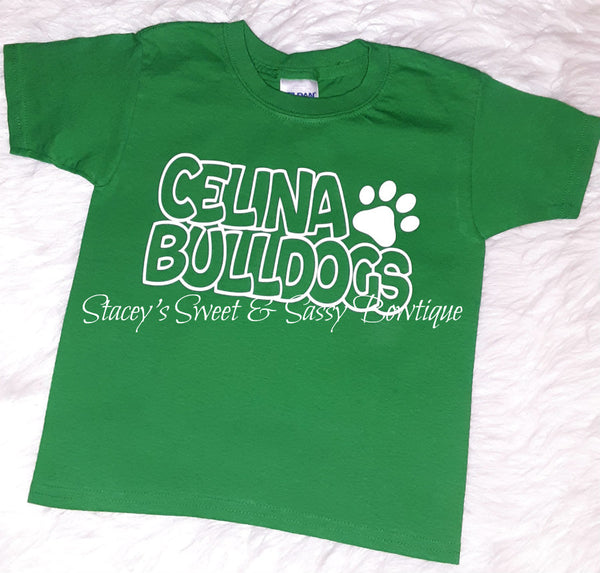 Celina Bulldogs Youth XS shirt