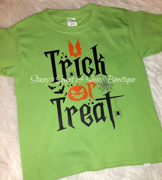 Trick or Treat Youth XS shirt