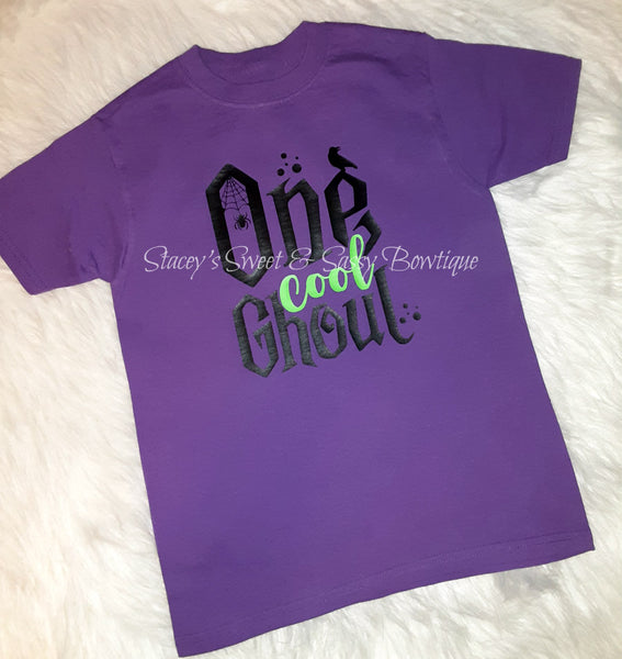 One Cool Ghoul Youth Small 6/7 shirt