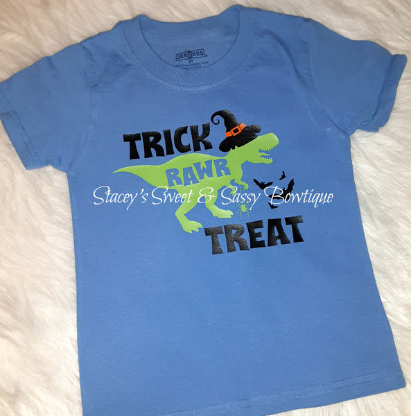 Trick Rawr Treat 2T toddler Boys shirt