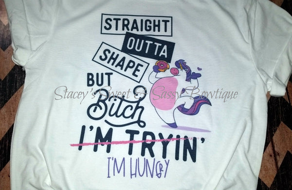 Straight Outta Shape Printed T-shirt