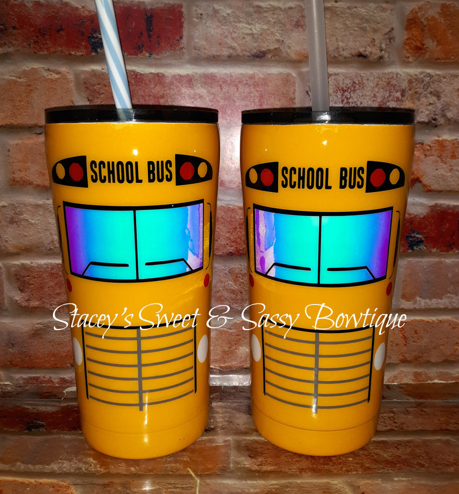 20 oz. Regular Teacher Stainless Steel Double Walled Epoxy Tumbler