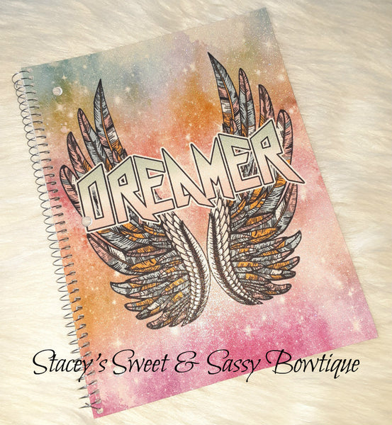 Dreamer Glitter Notebook
