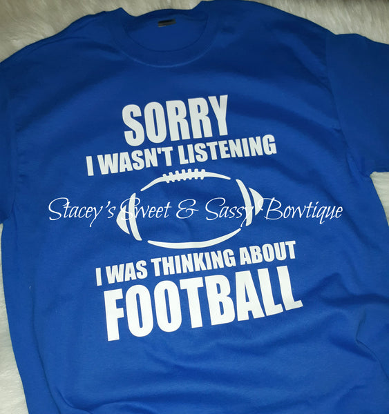 Thinking about football T-shirt